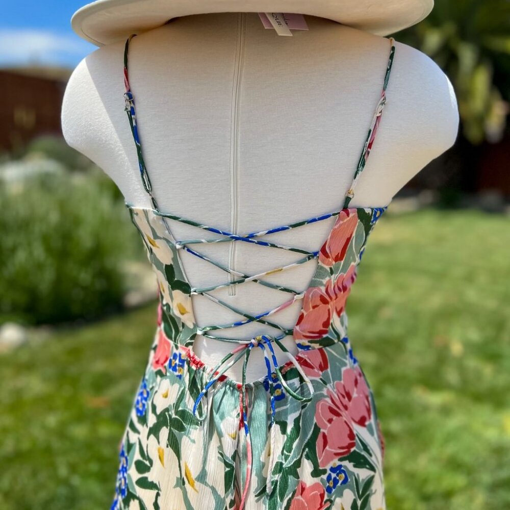 Sage The Label | Women's Floral Jumpsuit | Green Multi